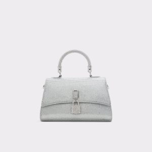 Bolso Clutch Aldo Blinggyx Top Handle Plateadas | 9810746-SW