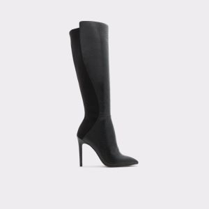 Botas Altas Aldo Sophialaan Knee-high - Stiletto Negras Serpent | 9280351-DY