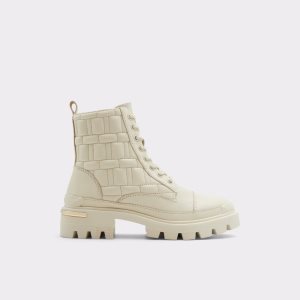 Botas de combate Aldo Quilt - Lug Sole Blancas | 6280315-OC