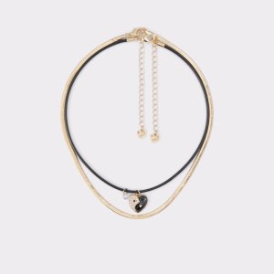 Collar Aldo Elbaedar Negras Doradas Multicolor | 4791650-CY