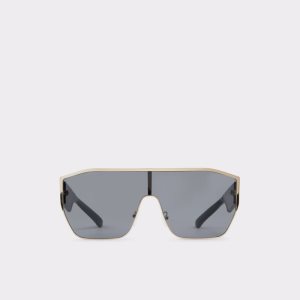 Gafas de Sol Aldo Faletha Shield Negras Doradas Multicolor | 2430718-TL