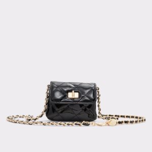 Mochilas Aldo Precio Fanny Pack Negras Doradas Multicolor | 8960241-ST