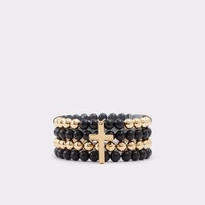 Pulsera Aldo Asilaf Negras Doradas Multicolor | 3819672-KD