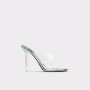 Sandalias Aldo Aderra Tacón Mule - Stiletto Verde Claro | 3456079-XR