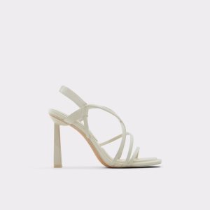 Sandalias Aldo Amilia Tiras High Sandal Blancas | 8725690-XN
