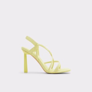 Sandalias Aldo Amilia Tiras Tacón Sandal Amarillo Claro | 1304278-SR