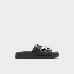 Sandalias Aldo Asae Chanclas Sandal Negras | 6501983-FW
