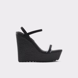 Sandalias Aldo Bodish Wedge Sandal - Wedge Negras | 0743296-ZI