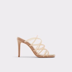 Sandalias Aldo Brigette Tiras Tacón Sandal - Stiletto Beige | 8456019-FX