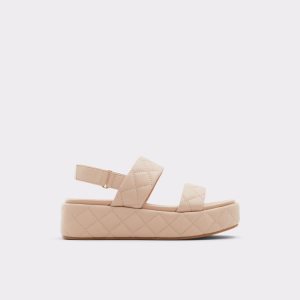 Sandalias Aldo Cossette Wedge Sandal - Flatform Beige | 6802437-VY