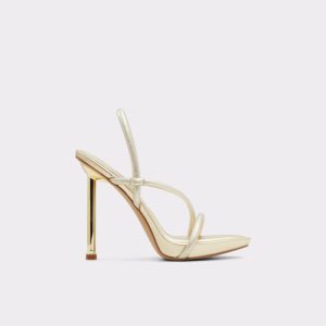 Sandalias Aldo Dorah Sling Back Tacón Sandal Doradas | 3049158-CI