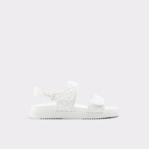 Sandalias Aldo Eowiliwia Sling Back Sandal Blancas | 8359142-NP
