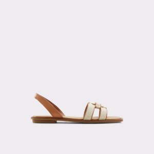 Sandalias Aldo Fandra Sling Back Sandal Beige Claro | 8460723-ZH
