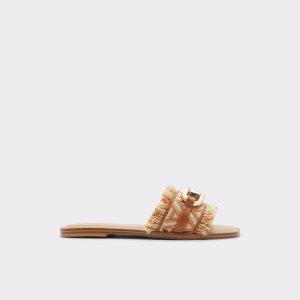 Sandalias Aldo Fringie Chanclas Sandal Marrones | 6125349-UP