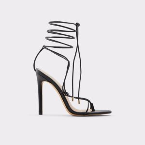 Sandalias Aldo Glaosa Tiras Tacón Sandal - Stiletto Negras | 1956034-NW