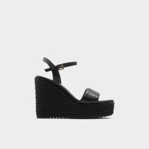 Sandalias Aldo Jeigh Wedge Sandal - Wedge Negras | 4973526-TO