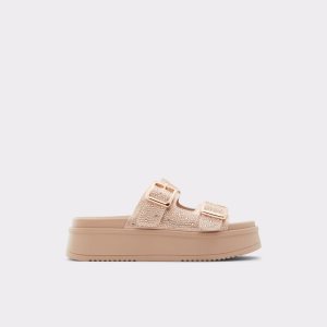 Sandalias Aldo Jika Chanclas Sandal - Flatform Rosas Doradas | 4687120-DO