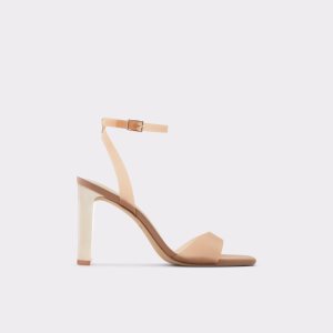 Sandalias Aldo Miracia Tacón Sandal Beige | 0578136-LO