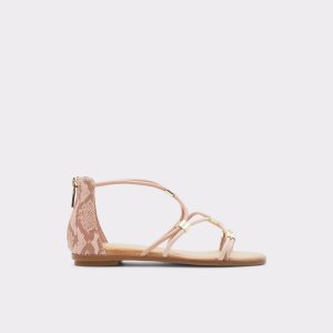 Sandalias Aldo Oceriwenflex Tiras Planos Sandal Rosas | 3460152-PC