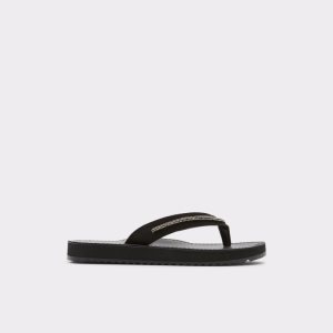 Sandalias Aldo Polo Flip Flops Negras | 4809536-RS