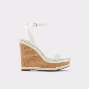 Sandalias Aldo Saluth Wedge Sandal - Wedge Blancas | 0925478-PA