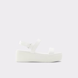 Sandalias Aldo Tisdal Tiras Wedge Sandal - Wedge Blancas | 4391570-LO