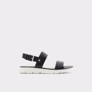 Sandalias Aldo Woema Planos Sandal Negras | 1725068-HO