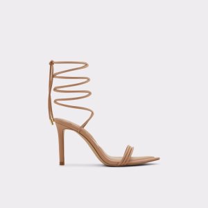 Sandalias Aldo Yberrar Tiras Tacón Sandal - Stiletto Beige | 8627450-QV