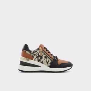 Zapatillas Aldo Adwiwiax Wedge - Wedge Negras Multicolor | 8462197-MZ
