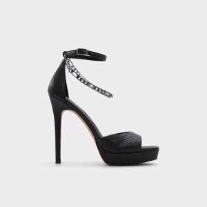 Zapatos Plataforma Aldo Prisilla Tacón Sandal - Stiletto Negras | 2890574-IO
