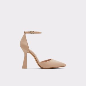 Zapatos Tacon Bloque Aldo Ardcarn Tiras Tacón Beige | 5180263-IS