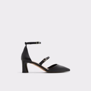 Zapatos Tacon Bloque Aldo Collette Tiras Tacón Negras | 0913765-DG