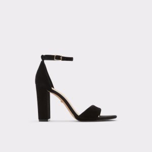 Zapatos Tacon Bloque Aldo Enaegyn Correa Tacón Sandal - Cup Sole Negras | 0694175-SE