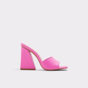 Zapatos Tacon Bloque Aldo Prisma High Mule Fucsia | 9847632-BA