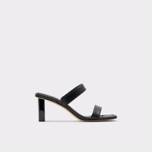 Zapatos Tacon Bloque Aldo Ranalassi Tacón Mule Negras | 8514927-LQ