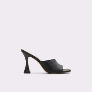 Zapatos Tacon Bloque Aldo Selah Tacón Mule Negras | 8937154-JU