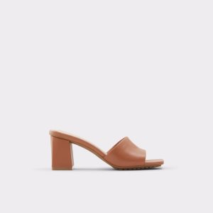 Zapatos Tacon Bloque Aldo Velalith High Sandal - Marrones | 8162954-UP