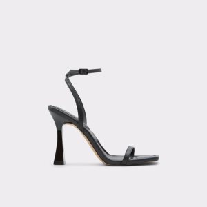 Zapatos Tacon Bloque Aldo Vivanti Correa Tacón Sandal Negras | 8743695-NR